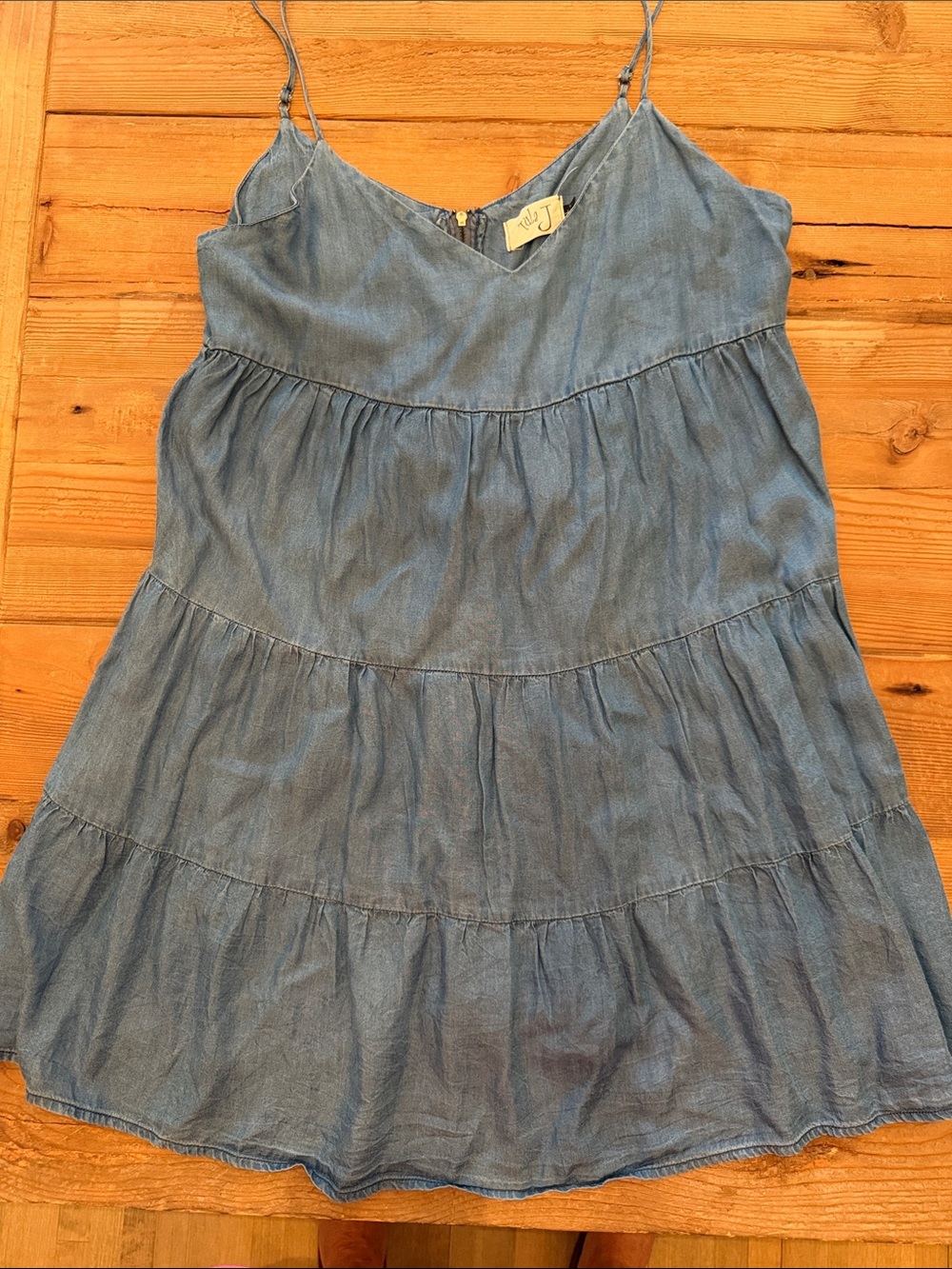 Tula Light Blue Denim Mini Dress